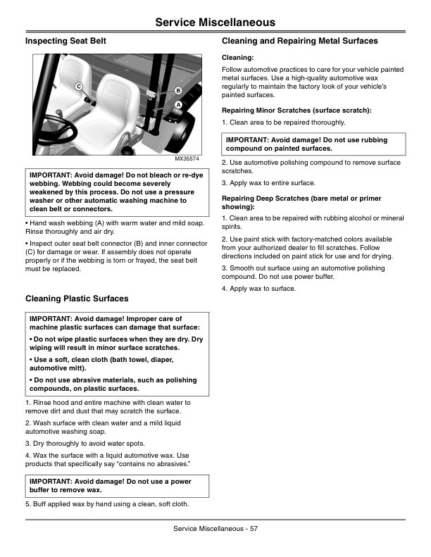 John Deere HPX-4x4 Gator Utility Vehicle Diesel North America (110001-120000) Operator's Manual (OMM168324) - Image 2