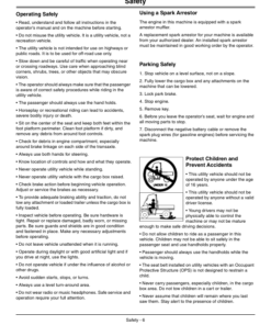 Alternative view of John Deere XUV 825i Gator Utility Vehicle Export Edition (060001-080000) Operator's Manual (OMM168343)