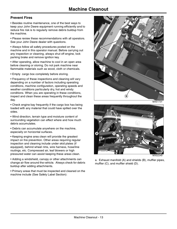 John Deere 855D XUV Gator Export Edition (060001-080000) Operator's Manual (OMM168344) - Image 3