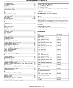 Alternative view of John Deere Z225, Z245, Z425, Z445, Z465, Z645, Z655, Z665 EZTrak Zero-Turn Mowers Operator's Manual (OMM168432)