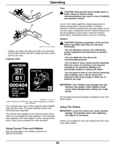 Alternative view of John Deere TX Turf Gator Utility Vehicle Export Edition (070001-) Operator's Manual (OMM168723)