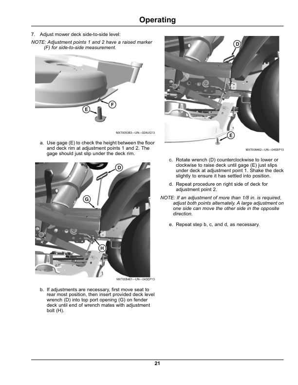 John Deere X534 & X540 Multi-Terrain Select Series Tractors Export Edition (090001-100000) Operator's Manual (OMM170563) - Image 3