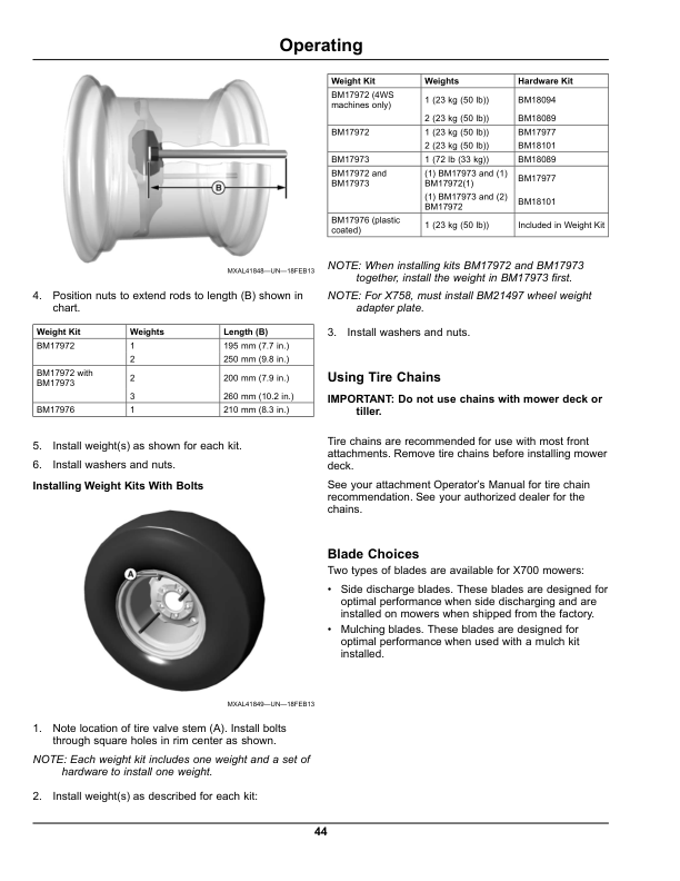 John Deere X750 X754 & X758 Tractors North America (020001-030000) Operator's Manual (OMM170830) - Image 2