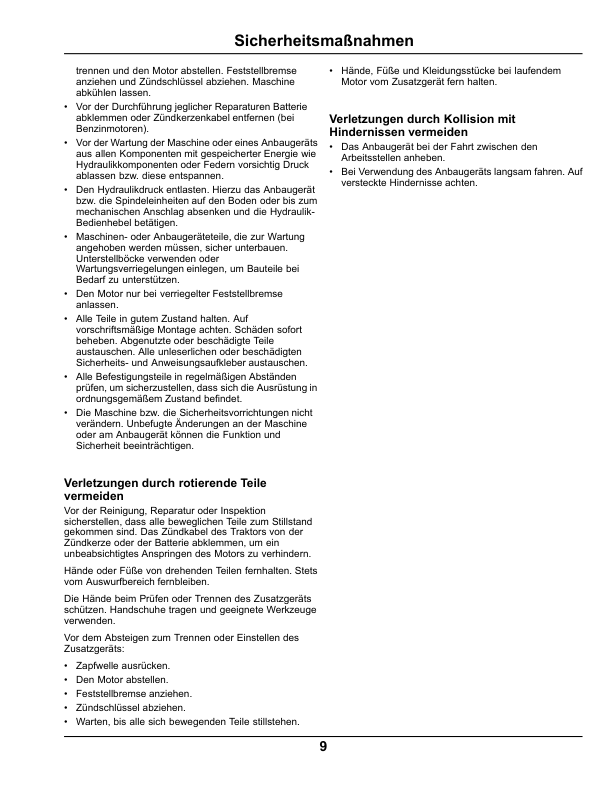 John Deere Snowblower, 44, 47 Inch, Select Series - (Export Version) Operator's Manual (OMM170957) - Image 3