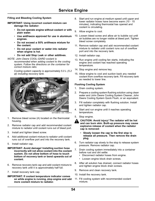 John Deere HPX-4x4 Gator Utility Vehicle Diesel North America (120001-130000) Operator's Manual (OMM171245) - Image 2