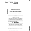 John Deere XUV 550 Gator Utility Vehicle Export Edition (030001-040000) Operator's Manual (OMM171249)