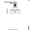 John Deere HPX 4x4 Diesel Gator Utility Vehicle Export Edition (120001-) Operator's Manual (OMM171265)