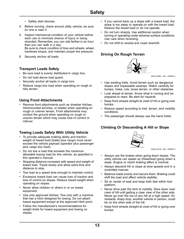 John Deere HPX 4x4 Diesel Gator Utility Vehicle Export Edition (120001-) Operator's Manual (OMM171265) - Image 2