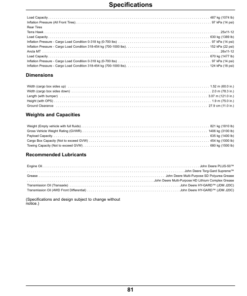 Alternative view of John Deere M-Gator A3 Utility All Terrain Vehicle North America (080001-110000) Operator's Manual (OMM171341)