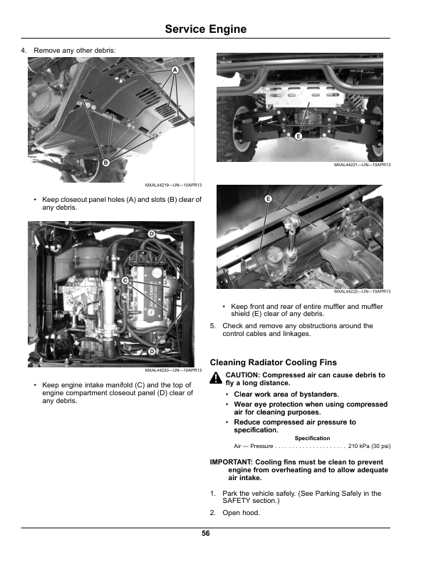 John Deere XUV 825i Gator Utility Vehicle North America (080001-100000) Operator's Manual (OMM171352) - Image 2