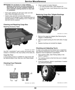 Alternative view of John Deere 855D XUV S4 Gator North America (080001-100000) Operator's Manual (OMM171403)