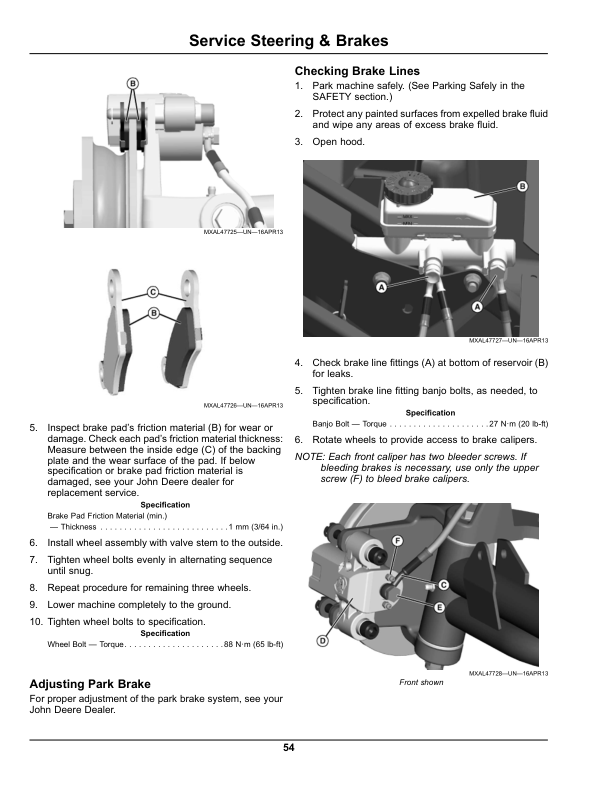 John Deere TH 6X4 Gator Utility Vehicle (Diesel) North America (070001-110000) Operator's Manual (OMM171481) - Image 2