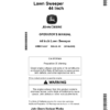 John Deere 44 Inch Lawn Sweeper (L&G Tractors only) Operator's Manual (OMM172227)