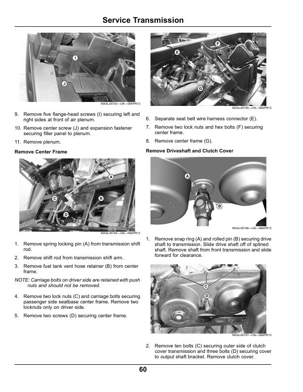 John Deere RSX850i Gator Utility Vehicle North America (010001-030000) Operator's Manual (OMM172509) - Image 2