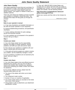 Alternative view of John Deere X710, X730, X734, X738, X739 Tractors (030001-040000) Operator's Manual (OMM172666)