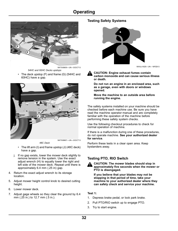 John Deere X750 X754 & X758 Tractors North America (030001-040000) Operator's Manual (OMM172667) - Image 2