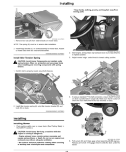 Alternative view of John Deere 48-Inch Accel Deep Mower Deck for X700 Series (010001-) (North America) Operator's Manual (OMM172789)