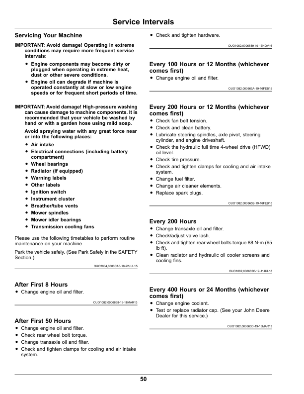 John Deere X710, X730, X734, X738 & X739 Tractors Operator's Manual (OMM172800) - Image 2