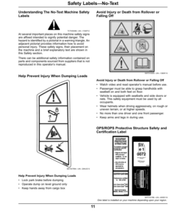 Alternative view of John Deere XUV S4 550 Gator Utility Vehicle North America (040001-050000) Operator's Manual (OMM173023)