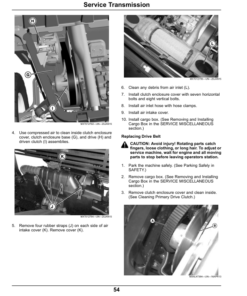 Alternative view of John Deere XUV 550 Gator Utility Vehicle Export Edition (040001-050000) Operator's Manual (OMM173025)