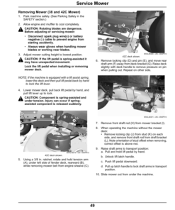 Alternative view of John Deere X300, X304, X320, X324, X340 & X360 Select Series Tractors Operator's Manual (OMM173266)