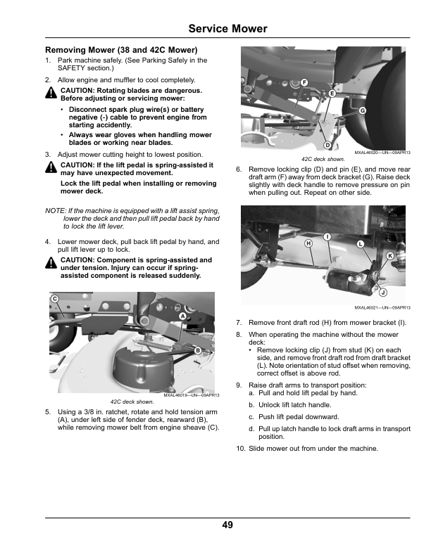 John Deere X300, X304, X320, X324, X340 & X360 Select Series Tractors Operator's Manual (OMM173266) - Image 2