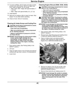 Alternative view of John Deere X500, X530, X534 & X540 Select Series Multi-Terrain Tractors (North American) (100001-110000) Operator's Manual (OMM173268)