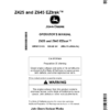 John Deere Z425, Z645 EZtrak Zero-Turn Mower Operator's Manual (OMM173445)