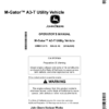 John Deere M-Gator A3-T Utility Vehicle North America (010001-020000) Operator's Manual (OMM173475)