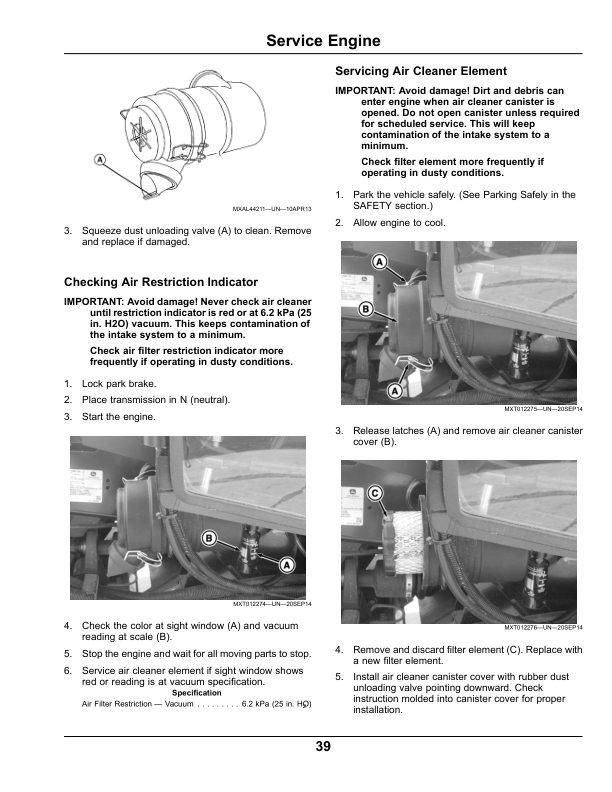 John Deere M-Gator A3-T Utility Vehicle North America (010001-020000) Operator's Manual (OMM173475) - Image 2