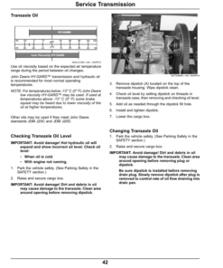 Alternative view of John Deere TS Gator Utility Vehicle North America (100001-110000) Operator's Manual (OMM173809)