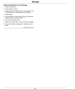 Alternative view of John Deere TS Gator Utility Vehicles (Gas) Operator's Manual (OMM173812)