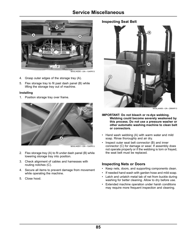 John Deere 825i S4 XUV Gator Utility Vehicle North America (100001- ) Operator's Manual (OMM173979) - Image 3