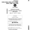 John Deere X330, X350, X354, X370, X380, X384, X390, & X394 Select Series Tractors (010001-020000) (North American) Operator's Manual (OMM174375)