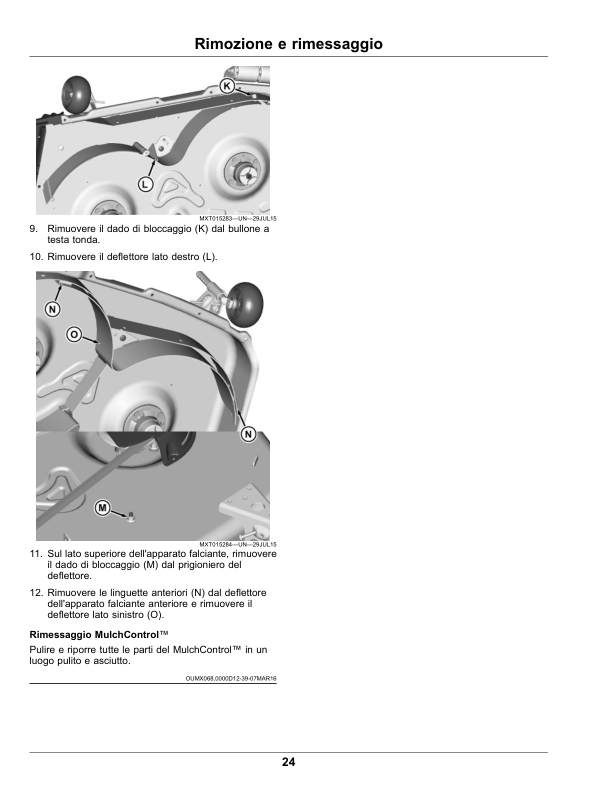 John Deere MulchControl For 42 Inch, 48 Inch, 54 Inch Accel Deep Mower Decks (Start-May 2020) (Worldwide Edition) Operator's Manual (OMM174507) - Image 3