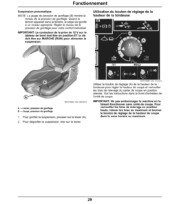 Alternative view of John Deere X750, X754, X758 Tractors (Export Edition) (SN 050001-) Operator's Manual (OMM175134)