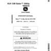 John Deere XUV 550 Gator Utility Vehicle North America (050001- ) Operator's Manual (OMM175169)