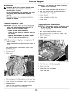 Alternative view of John Deere X950R TractorExport Edition (030001- ) Operator's Manual (OMM175337)