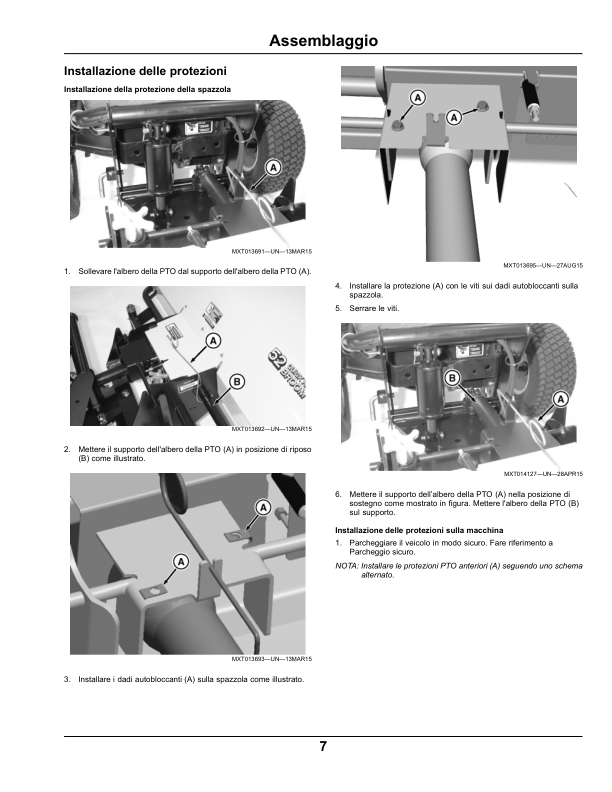John Deere 52 Inch Quick-Hitch Broom Export Edition (022001-) (for X750, X754 & X758 Tractors with Serial No. 040001-) Operator's Manual (OMM175402) - Image 2