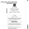 John Deere X710, X730, X734, X738 & X739 Heavy Duty Garden Tractor (North American) Operator's Manual (OMM175434)