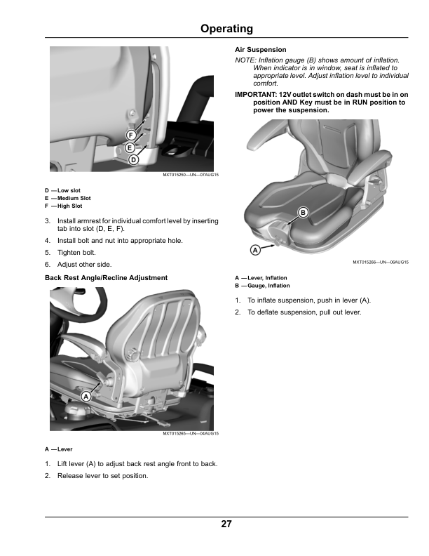 John Deere X710, X730, X734, X738 & X739 Heavy Duty Garden Tractor (North American) Operator's Manual (OMM175434) - Image 2