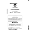 John Deere 66 Inch Blade for Gator Utility Vehicles North America (030001- ) Operator's Manual (OMM175636)