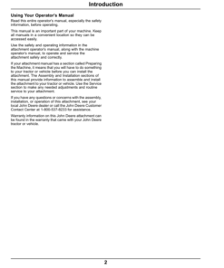 Alternative view of John Deere 66 Inch Blade for Gator Utility Vehicles North America (030001- ) Operator's Manual (OMM175636)