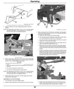 Alternative view of John Deere 54 & 60 In. High Capacity Mower Deckfor X700 Series Tractors North America (040001-) Operator's Manual (OMM175656)