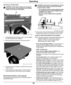 Alternative view of John Deere 855D XUV Gator North America (110001-) Operator's Manual (OMM175933)