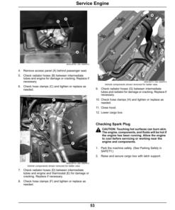 Alternative view of John Deere RSX860i Gator Utility Vehicle North America (010001- ) Operator's Manual (OMM176282)