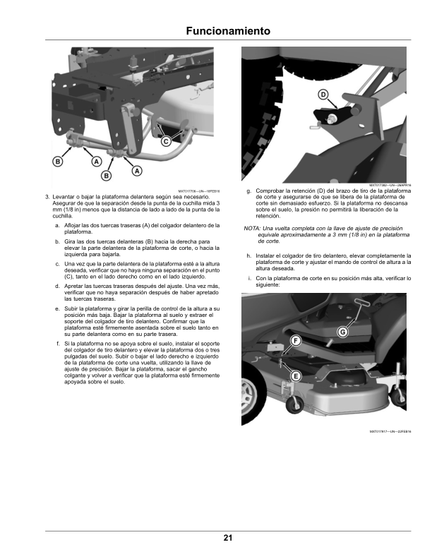 John Deere 54, 60 Inch High Capacity Mower Decks for X700 Series, X940, X948, X949 (Export Edition)(s,n. 040001-) Operator's Manual (OMM177814) - Image 3