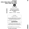 John Deere X330, X350, X354, X370, X380, X384, X390 & X394 Select Series Tractors (020001-050000) (North American) Operator's Manual (OMM177850)