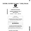 John Deere XUV590i, XUV590i S4 Gator Utility Vehicle (North American) Operator's Manual (OMM178607)