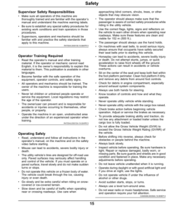 Alternative view of John Deere XUV855D Gator Utility Vehicles Operator's Manual (OMM178610)